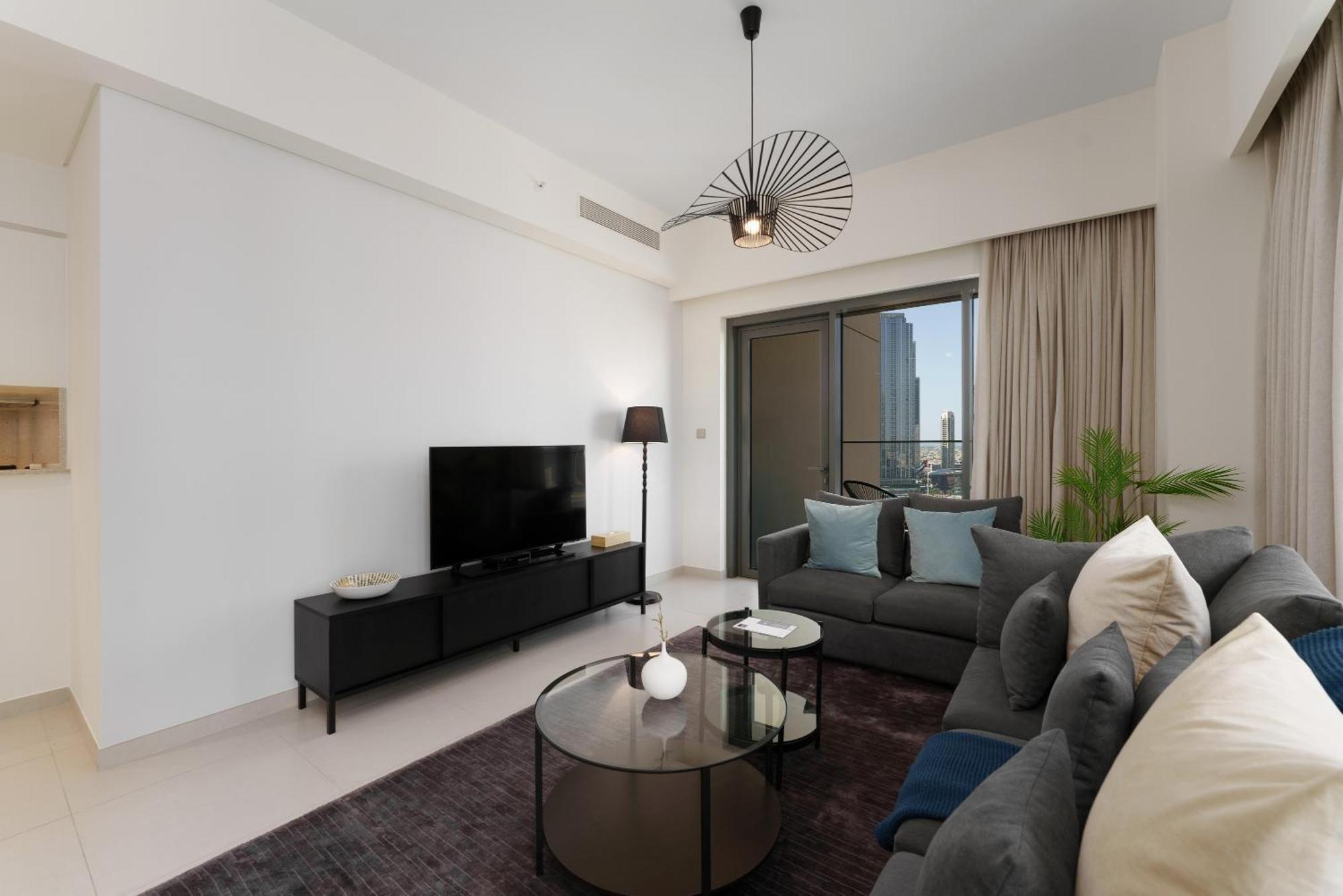 Maison Privee - Elevated Living With Spectacular Burj Khalifa Views Dubái Exterior foto