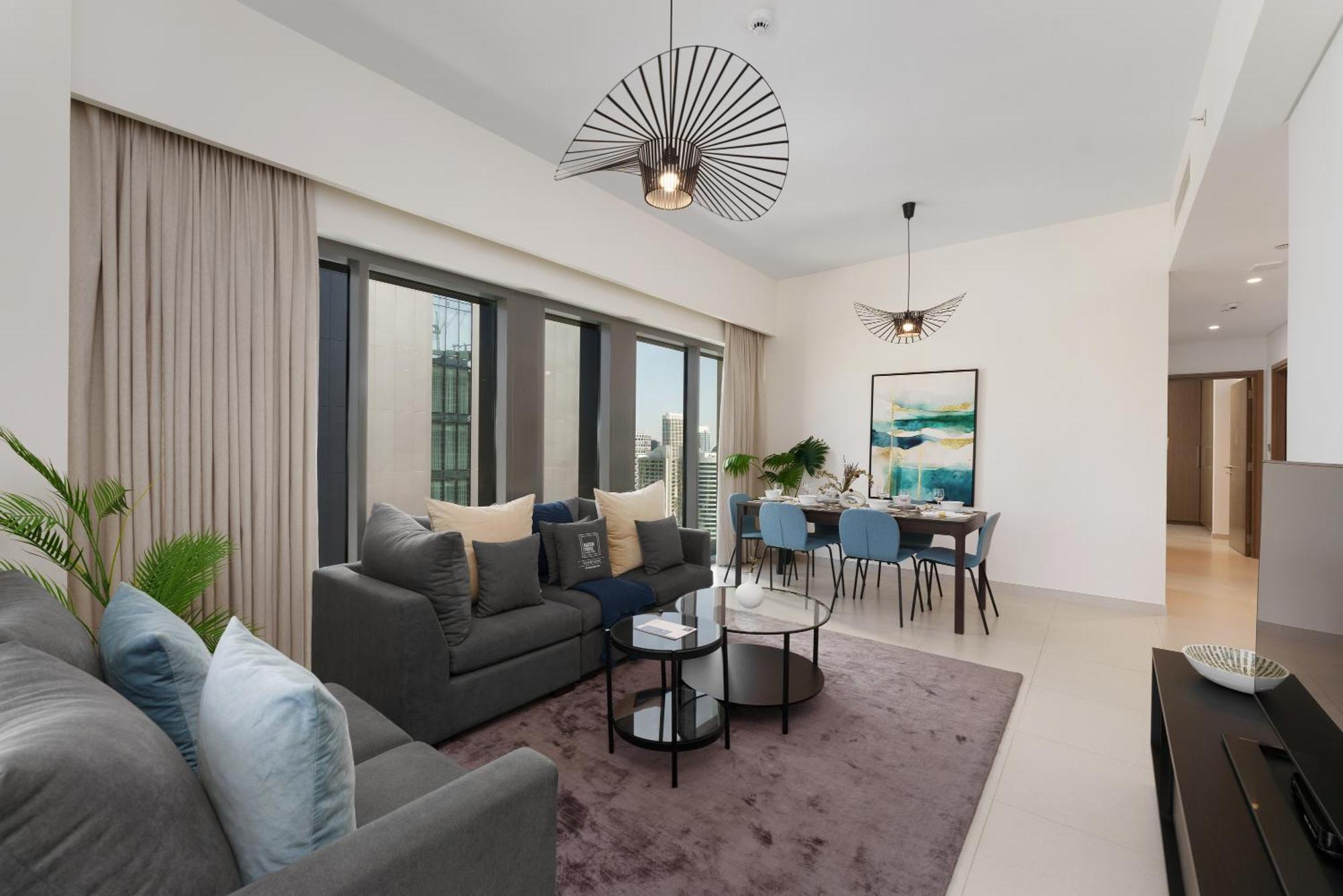 Maison Privee - Elevated Living With Spectacular Burj Khalifa Views Dubái Exterior foto